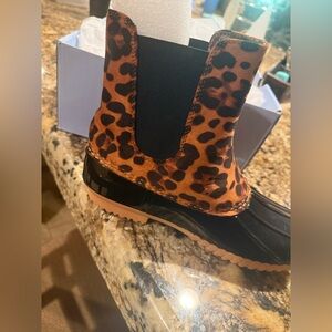 Leopard Print ladies Boots